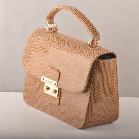 7428 Miu Miu Tote Flap Borse Serpente Vene 7428 Coffee